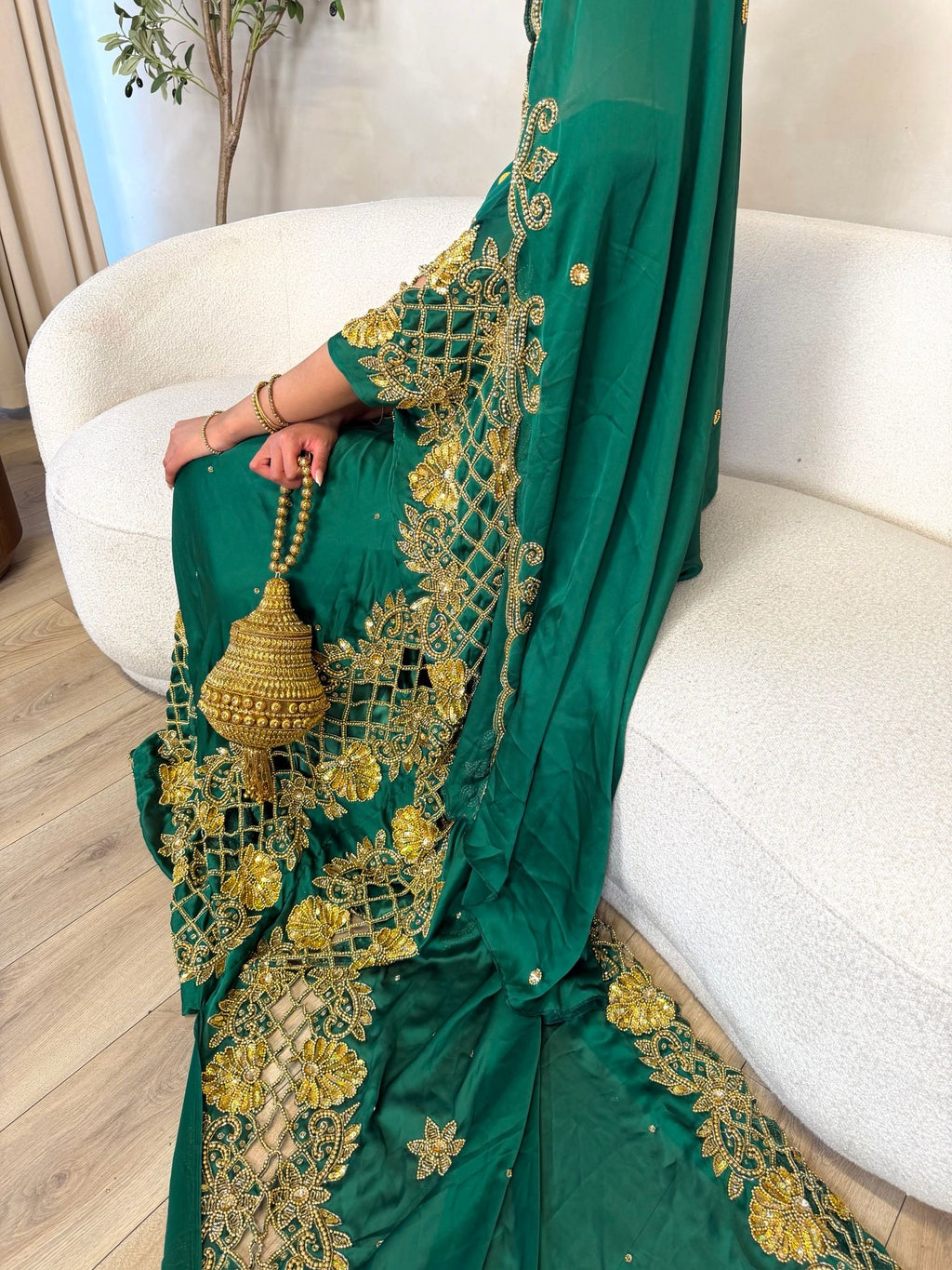 Dark green Bridal Dirac