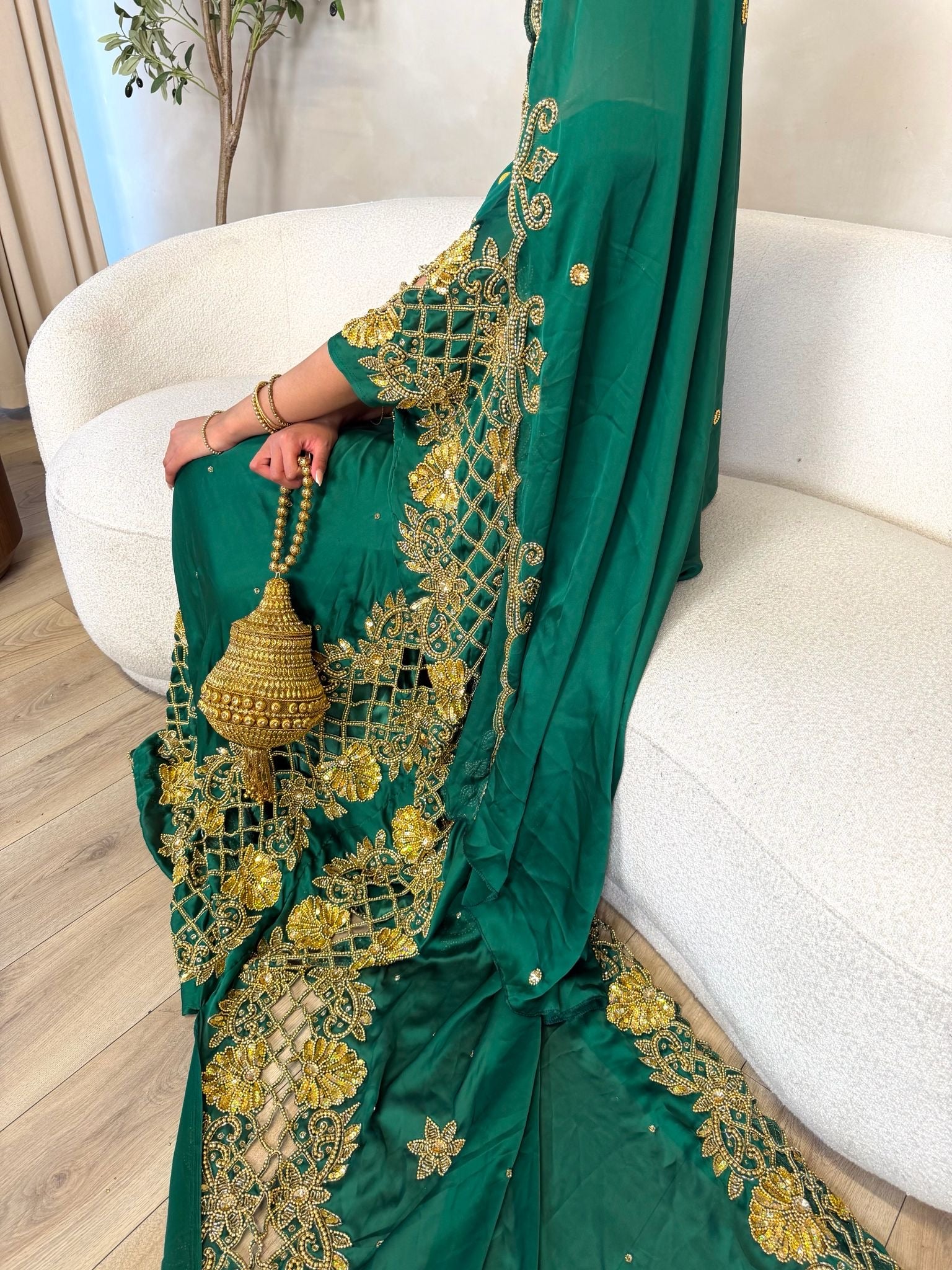 Dark green Bridal Dirac