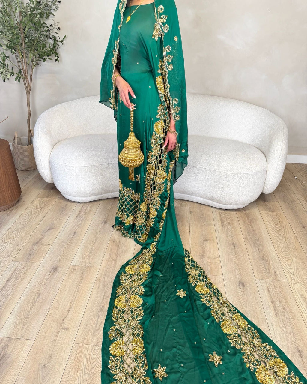 Dark green Bridal Dirac