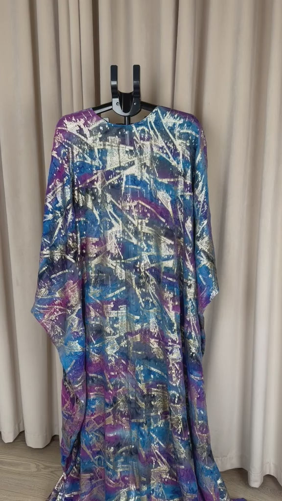 Blue & Purple Occasion Dress